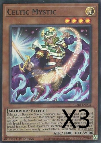 Yugioh celtic mystic - 3x,