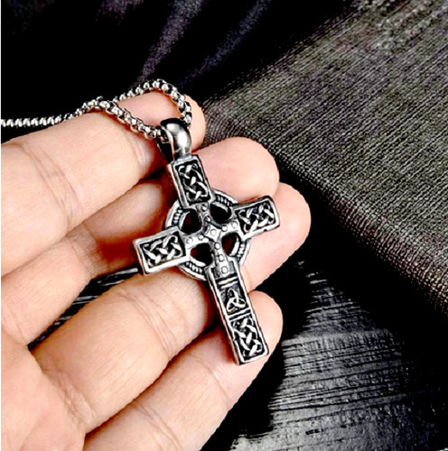 Large solid celtic cross - solid,